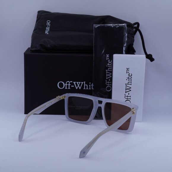 Off-White OERI13W STRATFORD 0964 Square Sunglasses – Grey/Brown - Picture 9 of 9